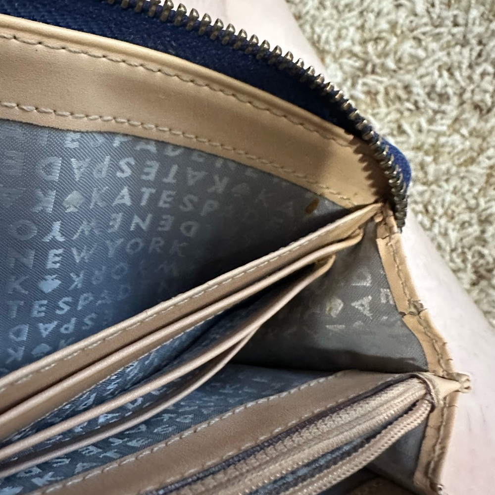 Kate Spade Blue Wallet - Picture 15 of 16